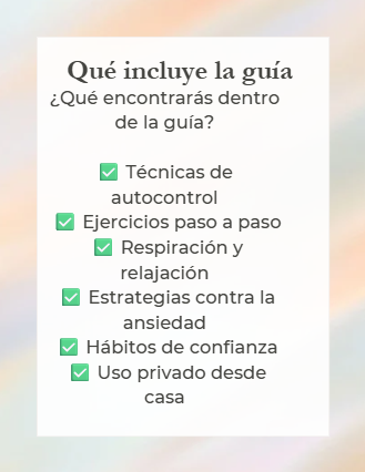 (guía) control y confianza masculino